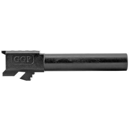 Grey Ghost Precision GGP-19 Match Grade 9MM Non-Threaded Barrel - Fits Glock 19 Gen3-4, 9MM, 416R Stainless Steel, Black Nitride Finish
