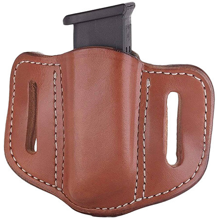 1791 Gunleather MAG 1.2 Double Stack Single Mag Pouch Brown - MAG12CBRA