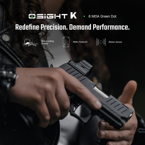Olight Osight K Micro Green Dot Sight 6 MOA RMSc - OSIGHTKGN