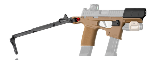 Flux Defense Raider-365 Ultralight Chassis with Holster FDE - 161-00026
