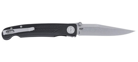CRKT 4220 Fidus Folding Knife 3.22" Sandvik 12C27 Stonewashed Blade Black GRN Handle - 4220