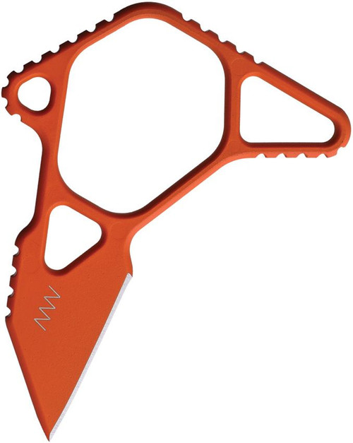 Acta Non Verba M06 MIM Emergency Fixed Blade 1.3" M2 Steel Orange Cerakote - ANVM06-005