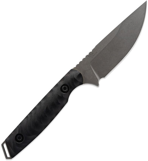 Toor Knives Field 3.0 Classic Fixed Blade 3.625" CPM-3V Stonewashed Ebony Brass - FIELD 3.0 CLASSIC
