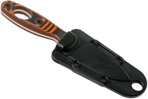 ESEE Xancudo Carabiner Hole Fixed Blade Knife 3.0" CPM-S35VN Orange Black G10 - XAN1-006