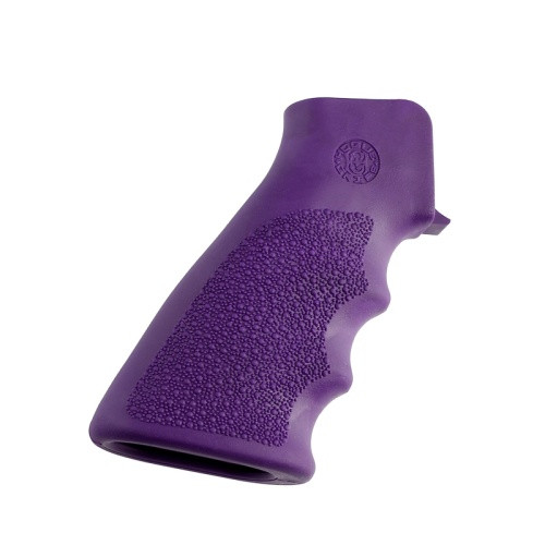 Hogue OverMolded Pistol Grip Purple Rubber AR-15 M16 - 15006