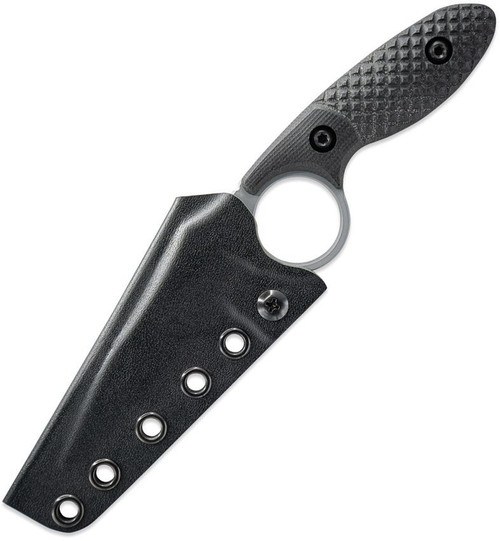 Toor Knives Cortano Fixed Blade Knife 3.175" CPM-M4 Phantom Gray Wharncliffe - CORTANO GREY