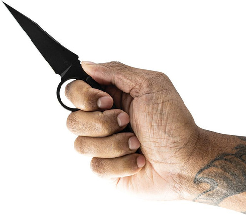 Toor Knives Cortano Fixed Blade Knife 3.175" CPM-M4 Socom Black Wharncliffe - CORTANO BLK