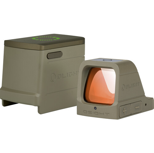 Osight S Rechargeable Enclosed Red Dot FDE RMSc Footprint - OSIGHTSFDE