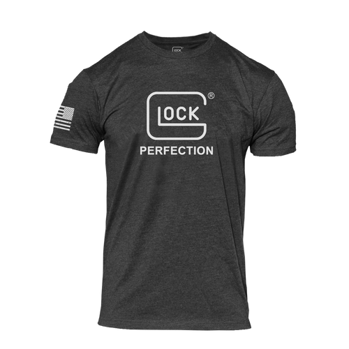 GLOCK Perfection Short Sleeve T-Shirt Charcoal Medium - AP96386