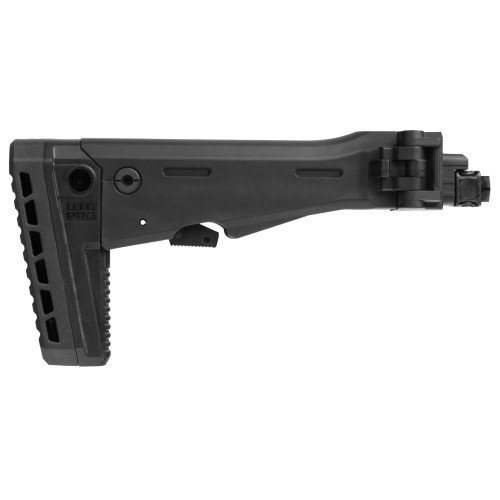 UTG PRO AK Side Folding Stock for Straight Tang Receivers Black - RBU47FS01