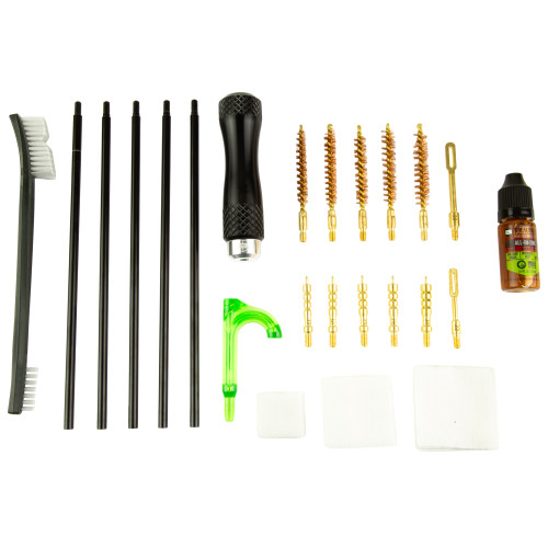 Breakthrough Clean Badge Series Universal Rifle Cleaning Kit Black - BT-MPK-R