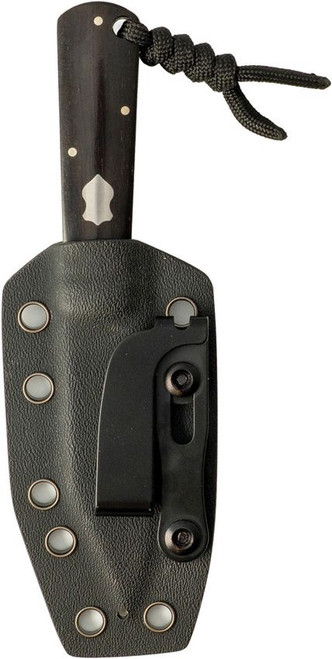 Jack Wolf Knives Gateway Fixed Blade 2.8" CPM-S90V Satin Blade Ebony Wood - JW54391