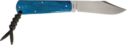 Jack Wolf Knives Gateway Fixed Blade 2.8" CPM-S90V Satin Blue Sawcut Bone - JW54392
