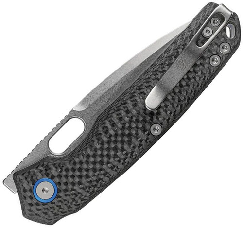 Vosteed Psyop Top Liner Lock Knife Carbon Fiber Elmax - A2236