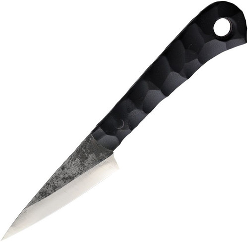 EIII Knives Stanger Fixed Blade 3.125" 1095 Carbon Steel Kiridashi Satin - STANGER-BLACK