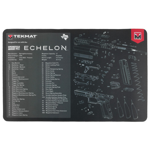 TekMat Ultra Premium Gun Cleaning Mat Springfield Echelon Black - TEK-R17-ECHELON