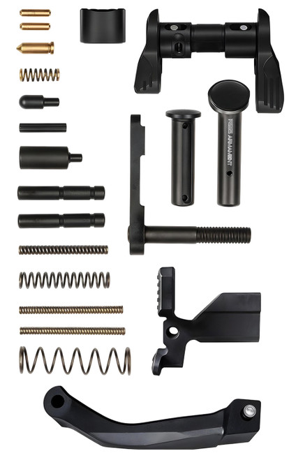Rise Armament Premium AR-15 Lower Parts Kit Black - 12003ADV