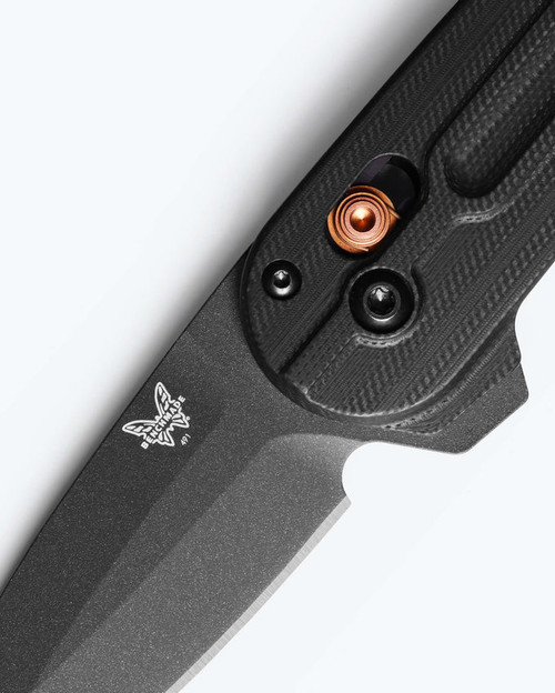 Benchmade Lowden EDC Folding Knife 2.92" CPM S90V Black G10 Handle - 491BK-02