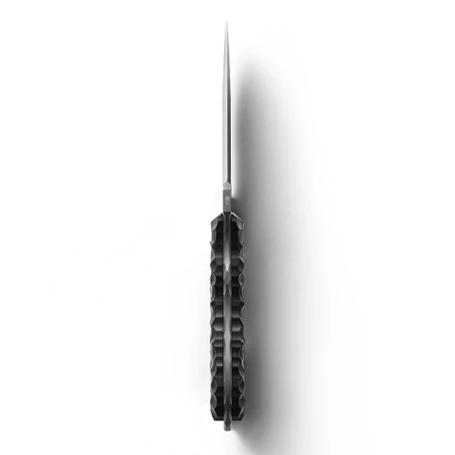 Iron Ethos Darkthorn Fixed Blade Dagger 3.92" 14C28N Black G10 Handle - E11A22F-10