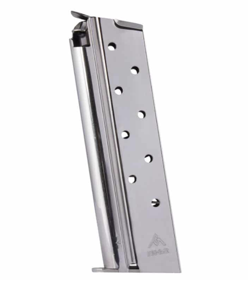 Mec-Gar 1911 Government 10mm 8-Round Nickel Steel Magazine - MGCGGOV10N
