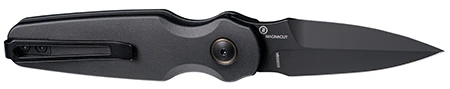 Hogue Ballista II Auto Knife 2.60" CPM MagnaCut Black PVD Bayonet Matte Black Aluminum Ultem Inserts - 64236
