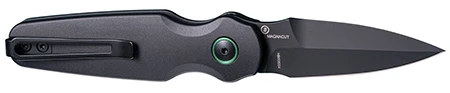 Hogue Ballista II Auto Knife 2.60" CPM MagnaCut Black PVD Bayonet Matte Black Aluminum G10 Inserts - 64232