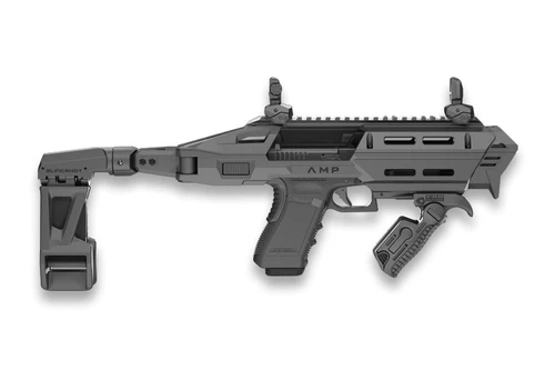 FAB Defense KPOS AMP PRO Black Glock 17/19 Conversion Chassis - FXAMPPROSL10A1B