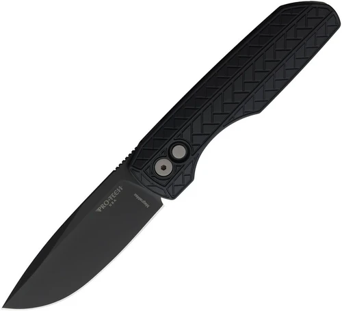 Pro-Tech Vero Synapse 2 AUTO 3.45" MagnaMax Black Blade Black Herringbone Aluminum - VERO2106 MN