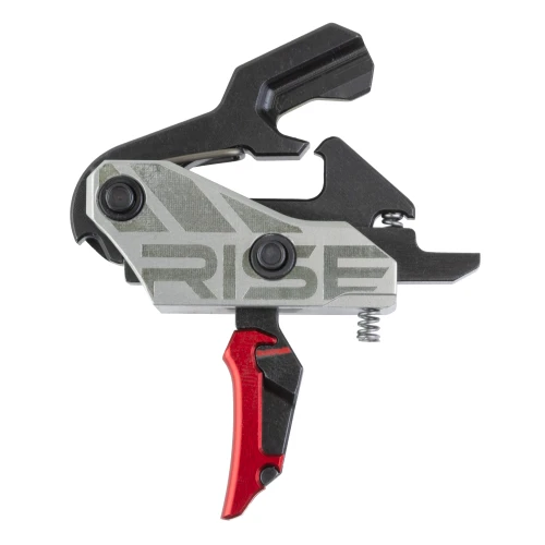 Rise Armament Blitz G2 Single-Stage AR-15 Trigger Flat Bow Black & Red - T24-F-BR