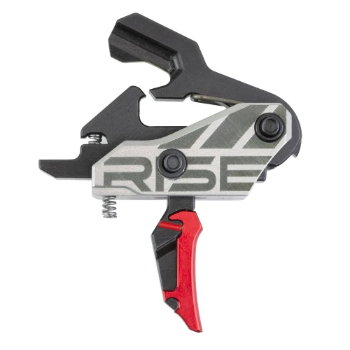 Rise Armament Blitz G2 Single-Stage AR-15 Trigger Flat Bow Black & Red - T24-F-BR