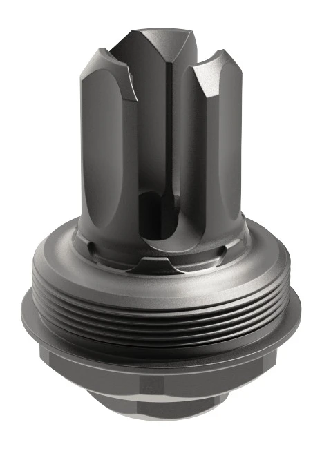 Ambient Arms AA5021 Atom-ZTL Muzzle Device 1/2x28 Stainless Long - AA5021