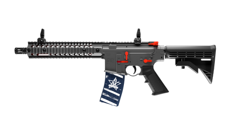 Crosman Full Auto R1 Fallen Patriots (BB) - CO₂ Powered, Full Auto BB Air Rifle, Children of Fallen Patriots Foundation Crosman Full Auto R1 Fallen Patriots (BB) - CO₂ Powered, Full Auto BB Air Rifle, Children of Fallen Patriots Foundation