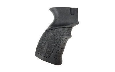 XTS AK Rubberized Pistol Grip with Finger Grooves Black - XTS-401