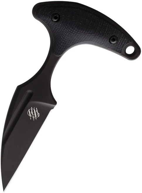 Bastinelli Creations Innocent Push Dagger 2.50" N690 PVD Black Blade G10 - BC-26 PVD