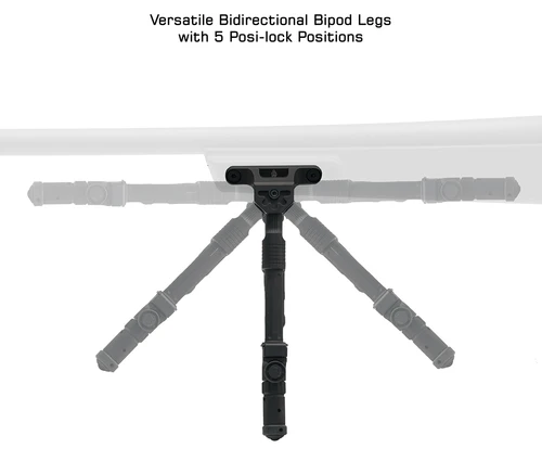Leapers UTG Recon Flex M-LOK Bipod 8"-12" Center Height Black - TL-BPDM02