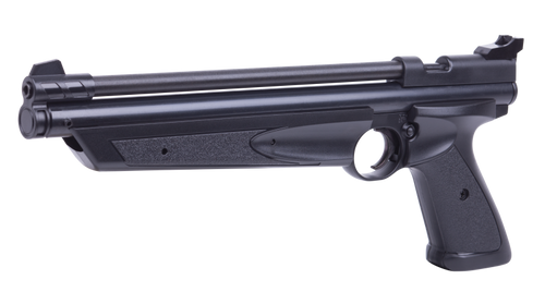 Crosman Variable Pump Air Pistol - 22 Caliber, 460 Feet Per Second, 10.1" Barrel, Black, Synthetic Stock, Single Shot Crosman Variable Pump Air Pistol - 22 Caliber, 460 Feet Per Second, 10.1" Barrel, Black, Synthetic Stock, Single Shot