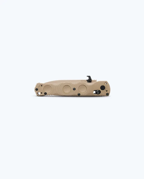 Benchmade 393SSN-01 Mini SOCP Folder 3.76" CPM-S30V FDE Cerakote Combo Blade - 393SSN-01
