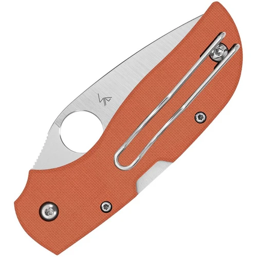 Spyderco Chaparral Lightweight 2.80" CPM REX 121 Satin Blade Burnt Orange G10 - C152GPBOR