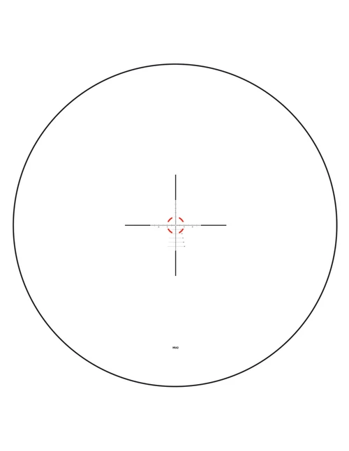 Trijicon Credo 1-10x28 FFP MRAD Riflescope w/ RCR 3.25 MOA Red Dot Combo - CR1028-C-2900067