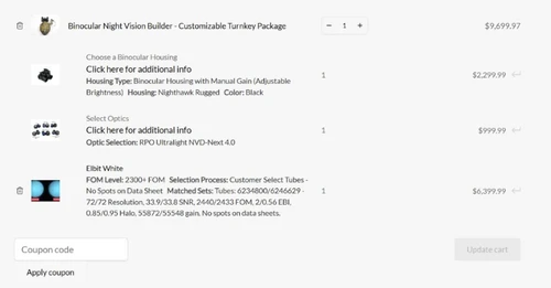 Binocular Night Vision Builder – Customizable Turnkey Package