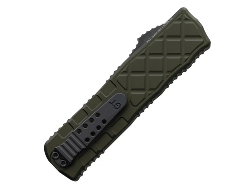 Guardian Tactical Apex EDC OTF Automatic 3.44" CPM MagnaCut Black Blade OD Green Aluminum - 16-8111