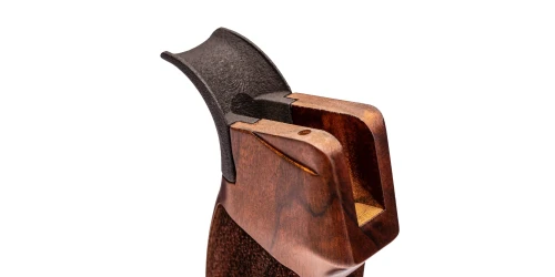 WOOX Vigilante AR-15 Walnut Pistol Grip with Beavertail Claro Finish - SH.GRP092.02