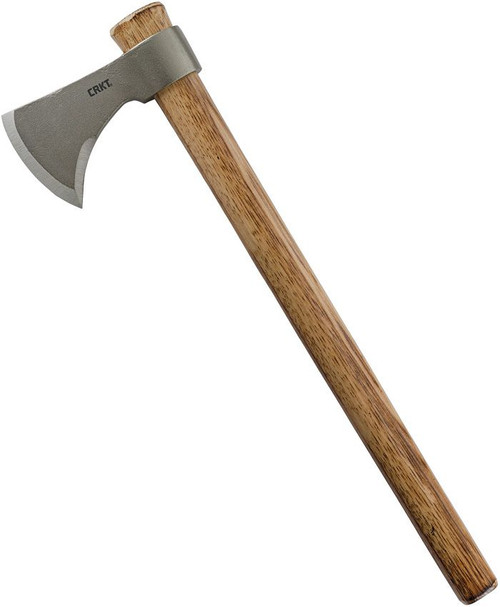 CRKT 2732 Woods Nobo T-Hawk - 1055 Carbon Steel Axe Head, 19.13" Overall, Tennessee Hickory Handle