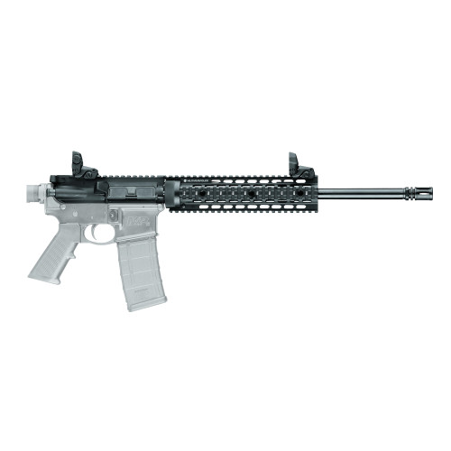 Smith & Wesson  M&P-15T Complet Upper - 223 Remington/556NATO, 16" Barrel, 1:8 Twist, Melonite Finish, Black, Front and Rear Flip Up Sights, 10" Free Float Quad Rail, Bolt Carrier Group