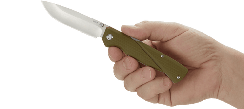 CRKT  Kova Folding Knife - 3.5" Satin Drop Point Blade, FDE GRN Handles CRKT  Kova Folding Knife - 3.5" Satin Drop Point Blade, FDE GRN Handles