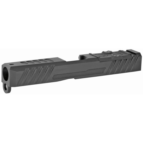 Grey Ghost Precision Stripped Slide For Glock 19 - Version 3, Gen 3, Dual Optic Cutout Compatible (RMR and DeltaPoint Pro), Black Nitride Finish Grey Ghost Precision Stripped Slide For Glock 19 - Version 3, Gen 3, Dual Optic Cutout Compatible (RMR and DeltaPoint Pro), Black Nitride Finish