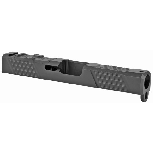Grey Ghost Precision Stripped Slide For Glock 19 - Version 2, Gen 3, Dual Optic Cutout Compatible (RMR and DeltaPoint Pro), Black Nitride Finish Grey Ghost Precision Stripped Slide For Glock 19 - Version 2, Gen 3, Dual Optic Cutout Compatible (RMR and DeltaPoint Pro), Black Nitride Finish