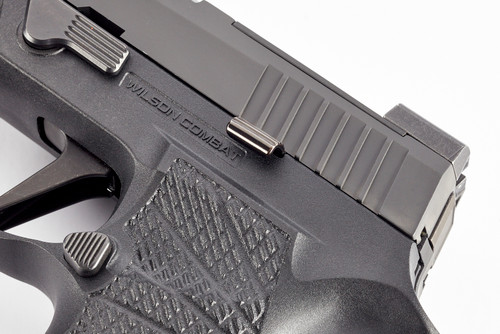 Wilson Combat Extended Slide Release - Fits the Sig Sauer P320, WCP320,  Blued Wilson Combat Extended Slide Release - Fits the Sig Sauer P320, WCP320,  Blued