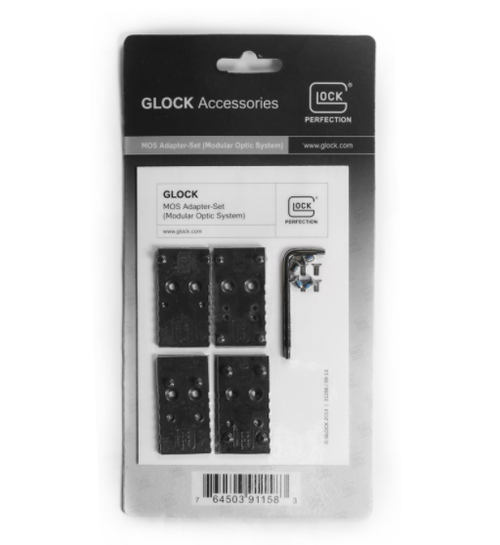 Glock MOS Adapter Set 01; 9MM, (MOS MODELS: G17, G19, G34, G35, G41)