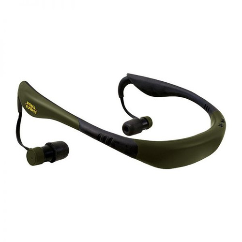 Pro Ears Stealth 28 - Behind The Head Electronic Ear Buds, Green Band